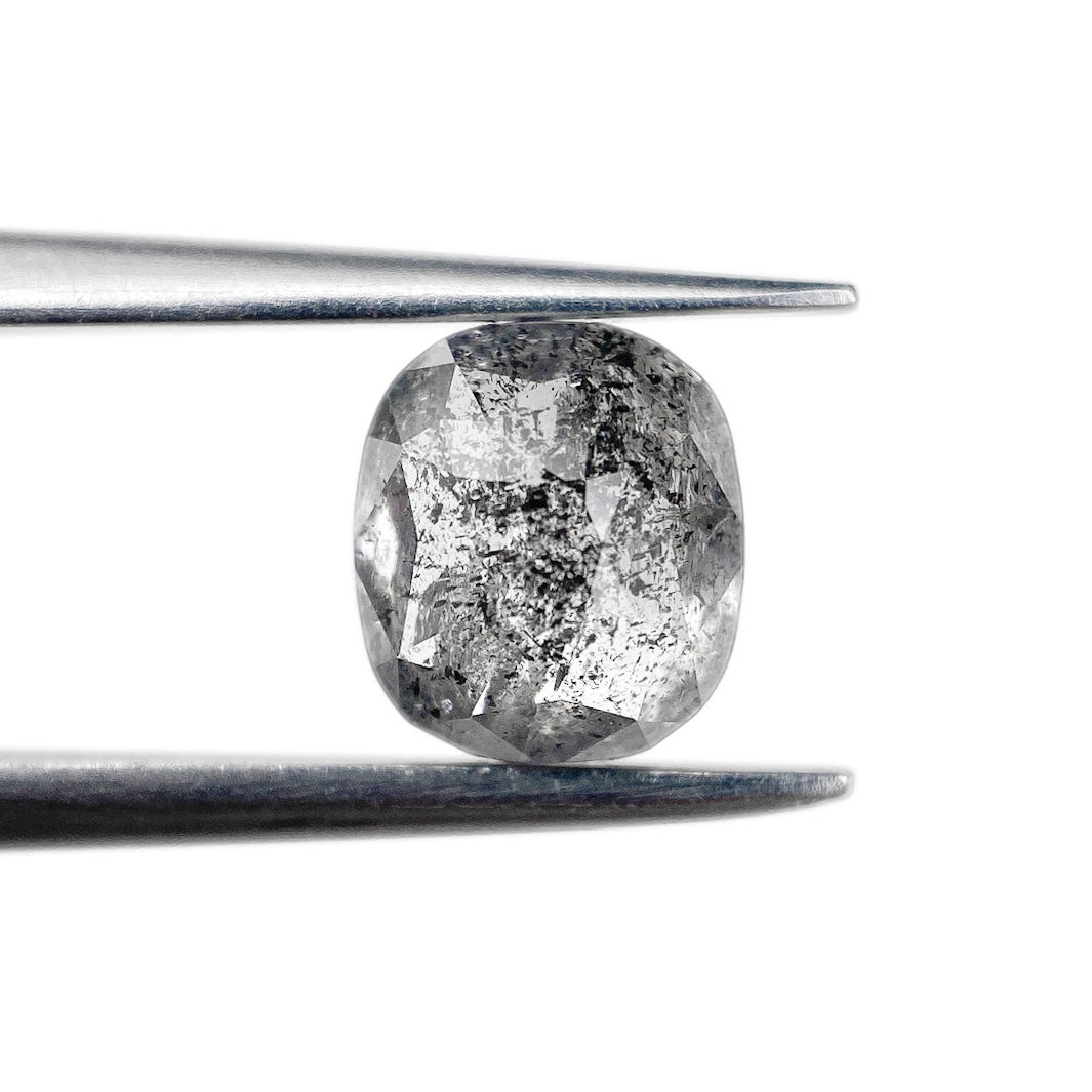 1.40ct | Rustic Cushion Shape Rose Cut Diamond - Modern Rustic Diamond