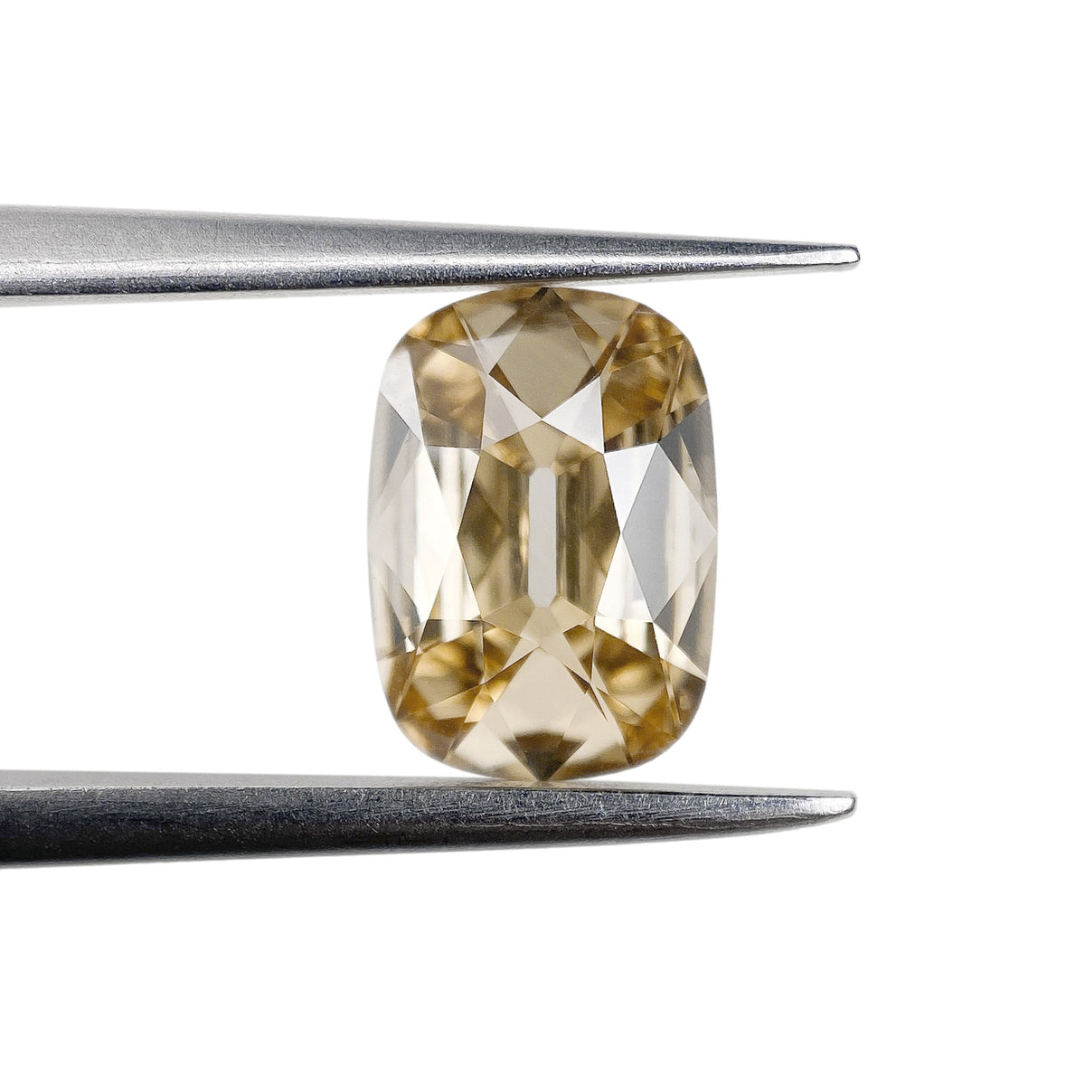 1.24ct | Champagne VVS2 Cushion Shape Old Mine Cut Diamond (GIA) - Modern Rustic Diamond