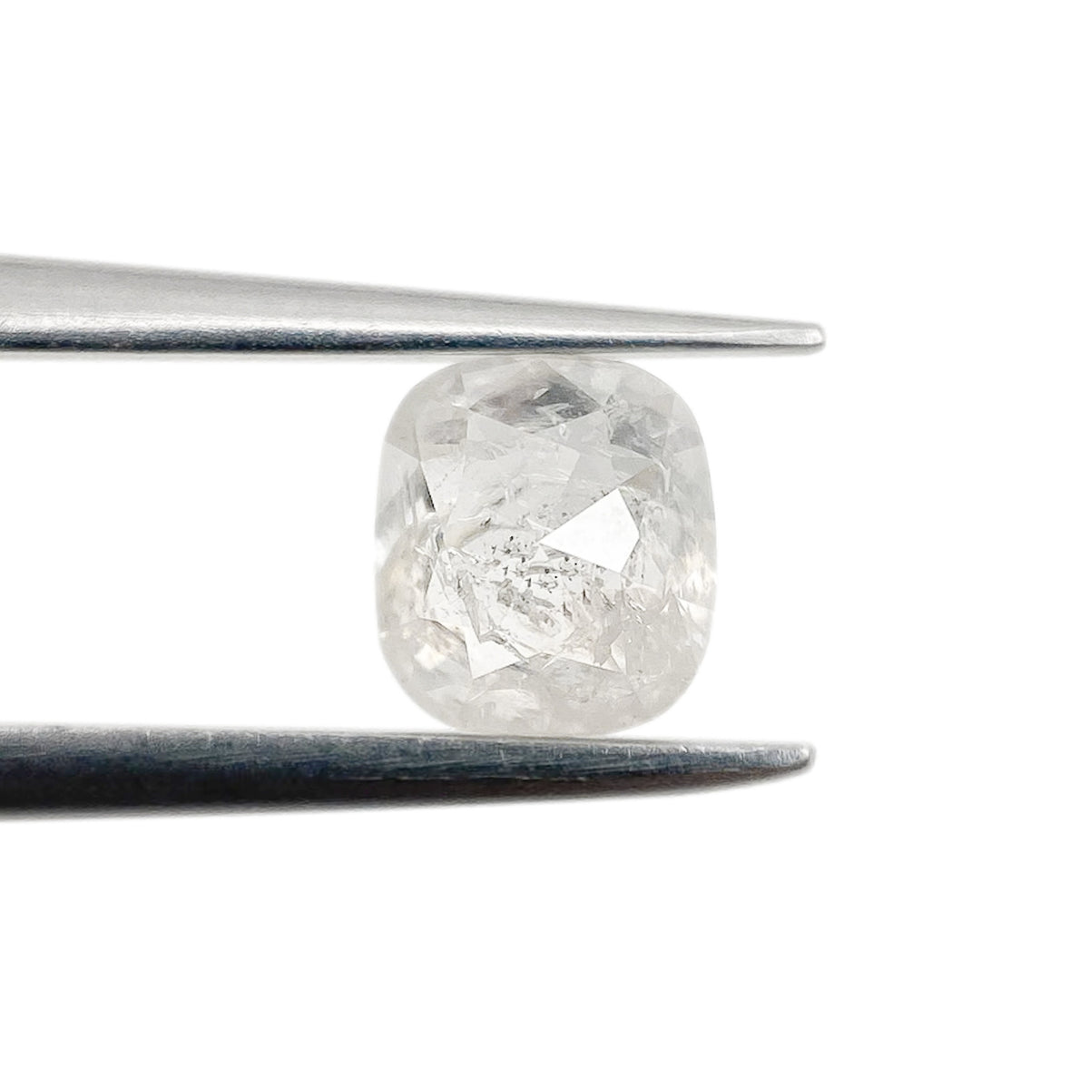 0.79ct | Rustic  Cushion Shape Rose Cut Diamond - Modern Rustic Diamond