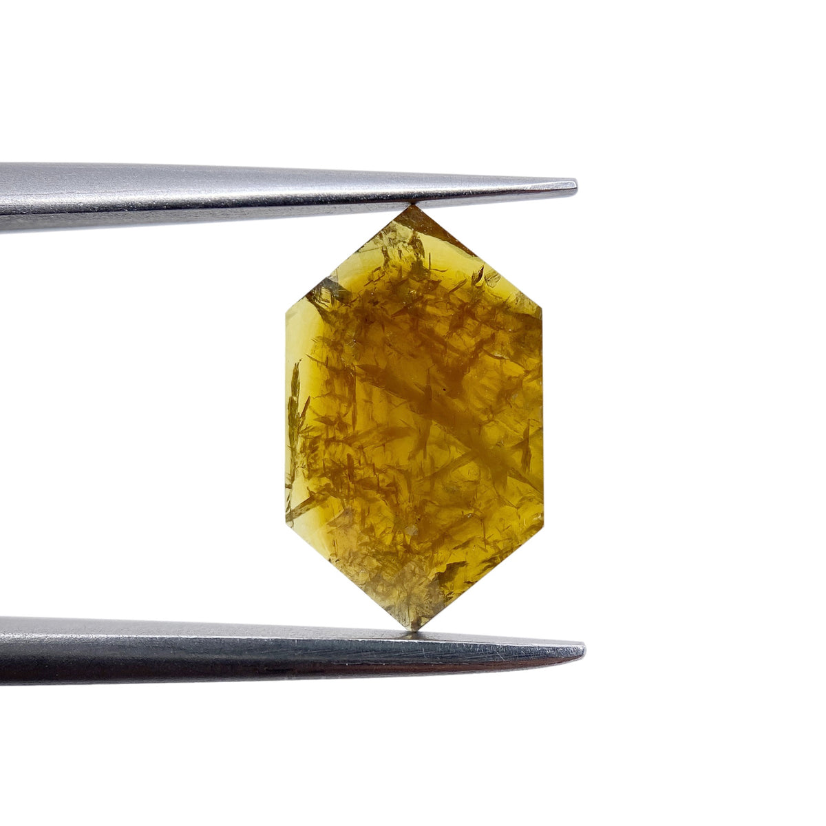 1.29ct | Salt &amp; Pepper Hexagon Shape Rose Cut Diamond - Modern Rustic Diamond
