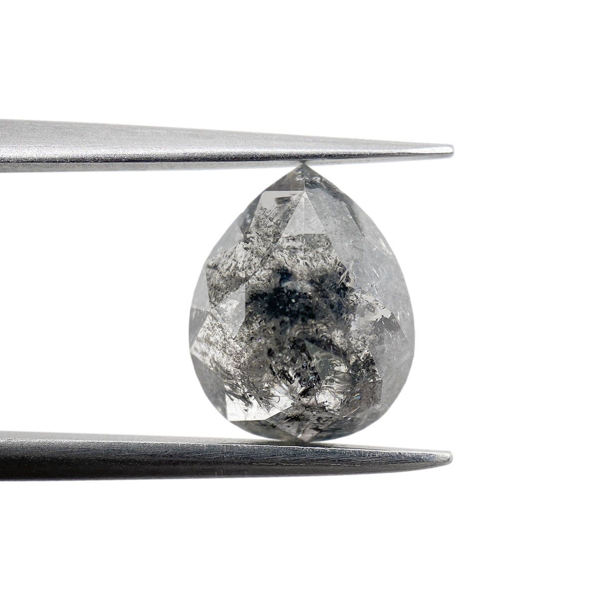 1.96ct | Rustic Pear Shape Rose Cut Diamond - Modern Rustic Diamond