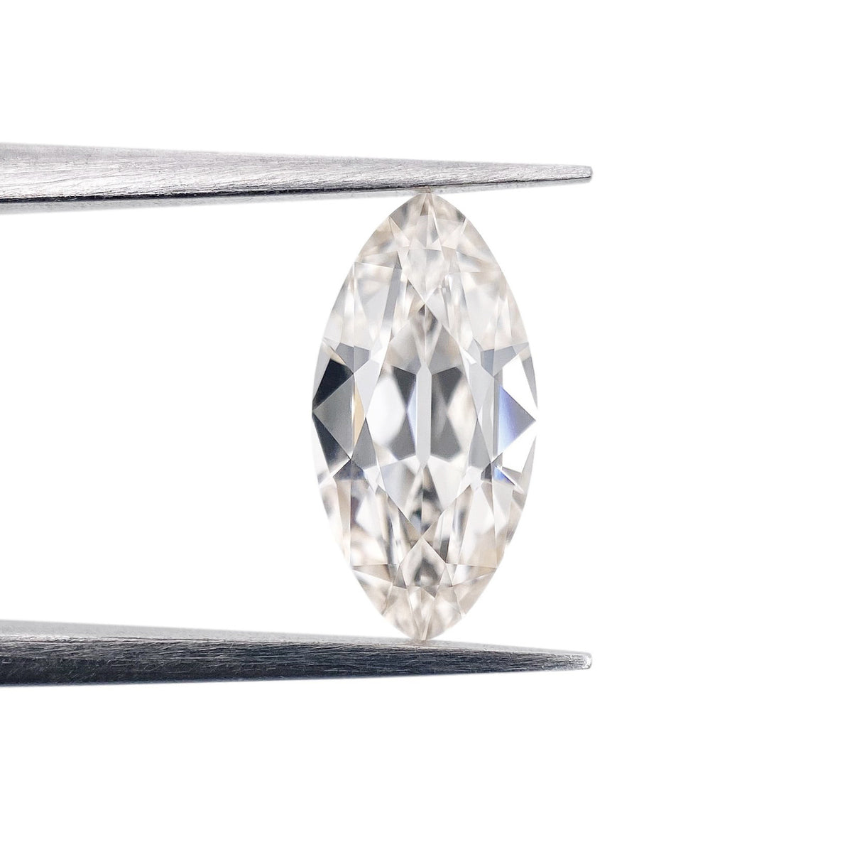 1.35ct | K/VS1 Marquise Shape Old Mine Cut Diamond (GIA) - Modern Rustic Diamond