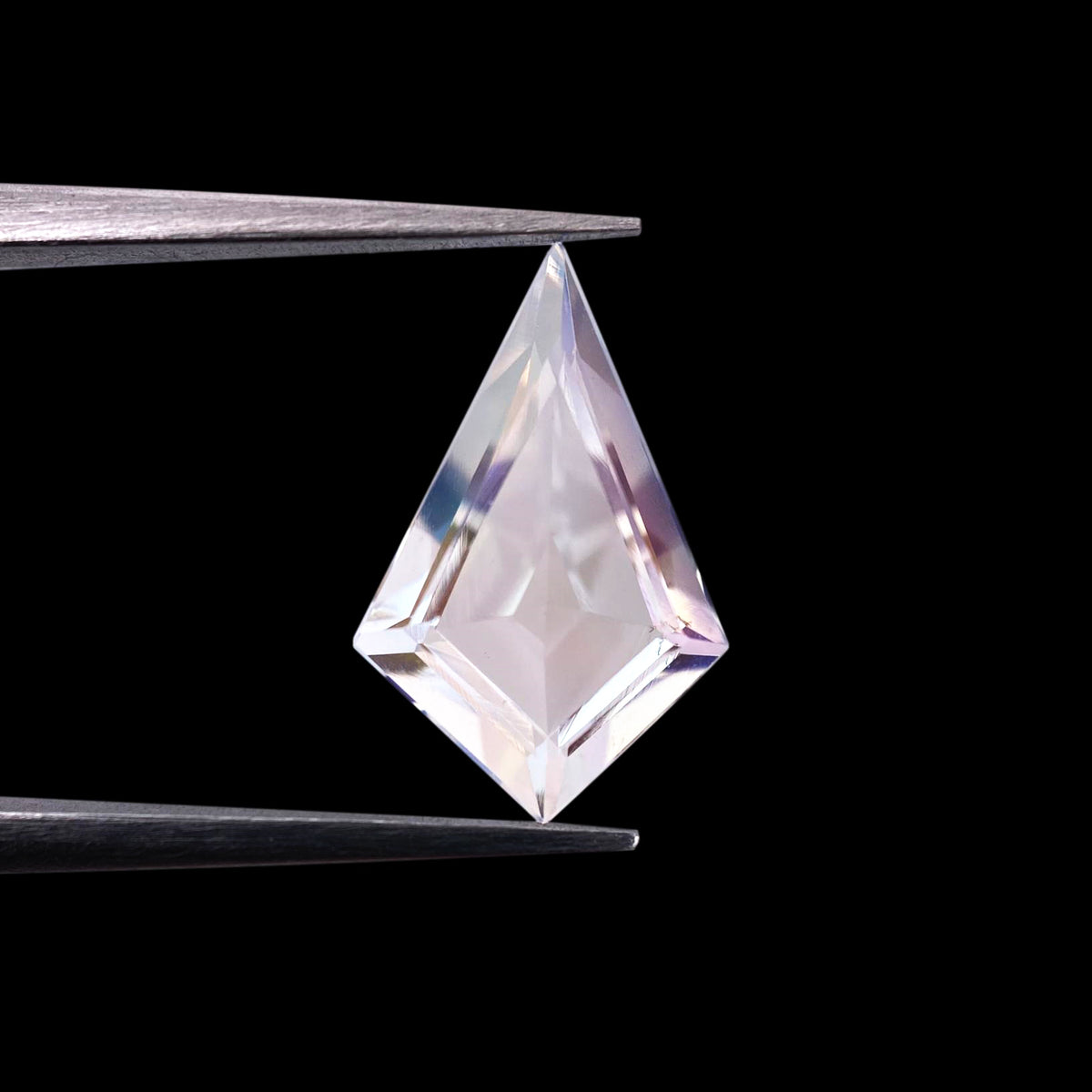 1.62ct |  Kite Shape Step Cut Moonstone - Modern Rustic Diamond