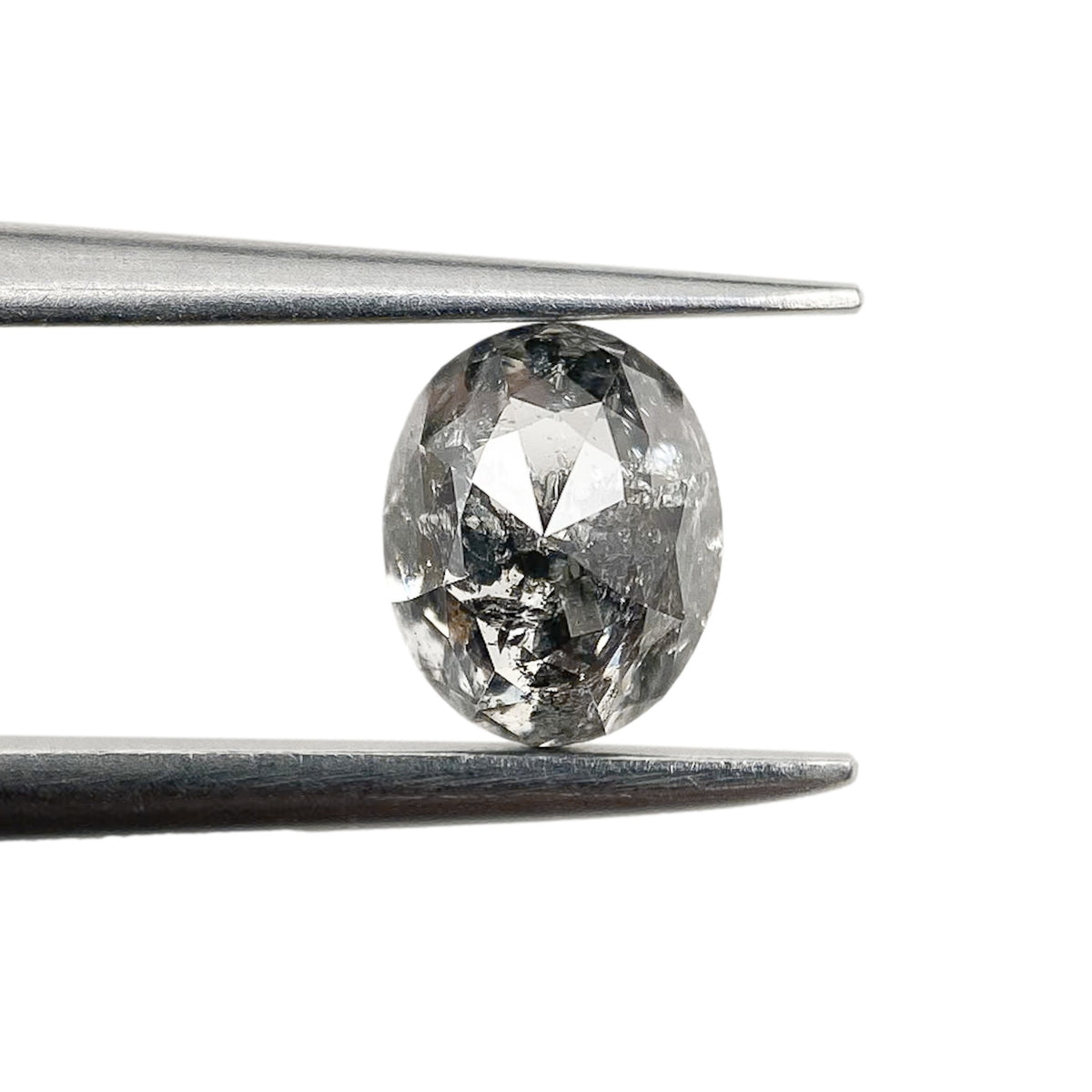 0.86ct | Rustic  Oval Shape Rose Cut Diamond - Modern Rustic Diamond