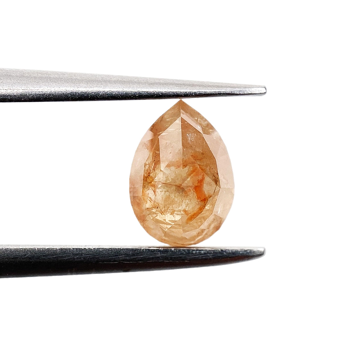0.63ct | Rustic/ Pear Shape Rose Cut Diamond - Modern Rustic Diamond