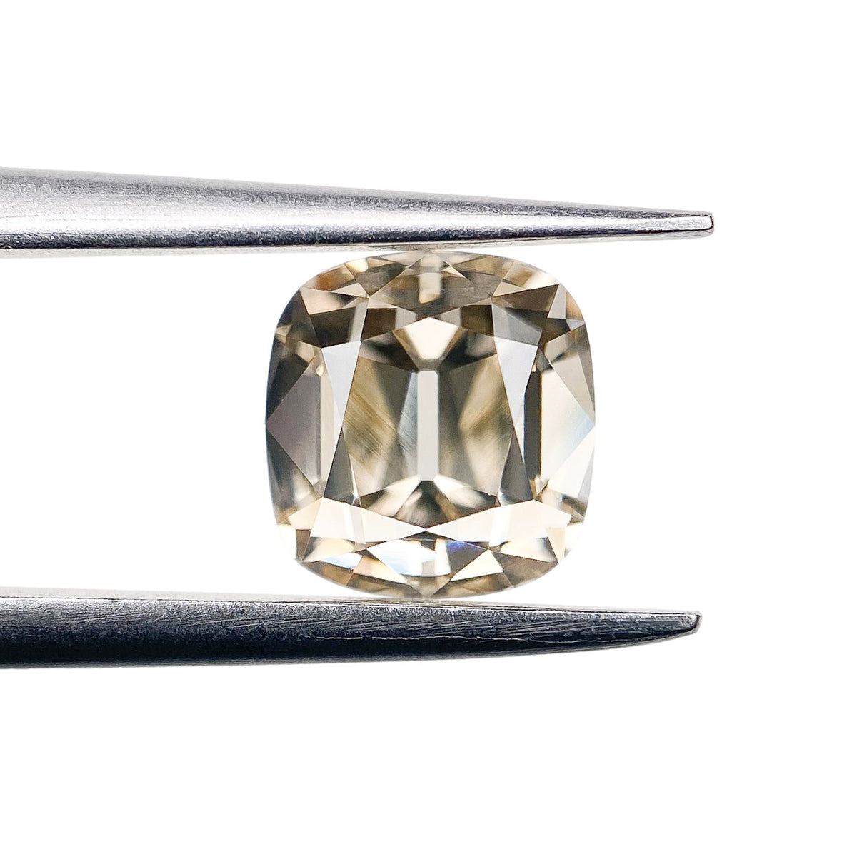 1.30ct | S-T/VS1 Cushion Shape Old Mine Cut Diamond (IGI) - Modern Rustic Diamond