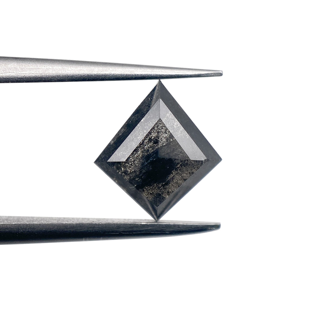 1.17ct | Salt &amp; Pepper Kite Shape Step Cut Diamond - Modern Rustic Diamond