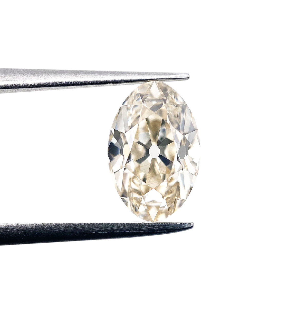 1.23ct | L/SI1 Oval Shape Old Mine Cut Diamond (GIA) - Modern Rustic Diamond