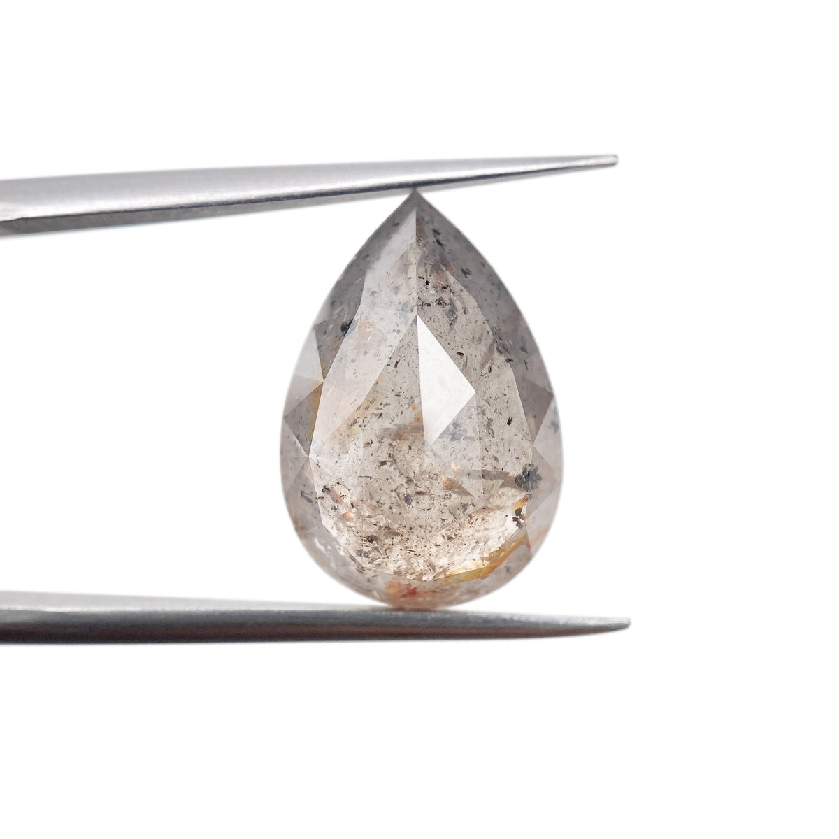 6.46ct | Rustic  Pear Shape Brilliant Cut Diamond - Modern Rustic Diamond