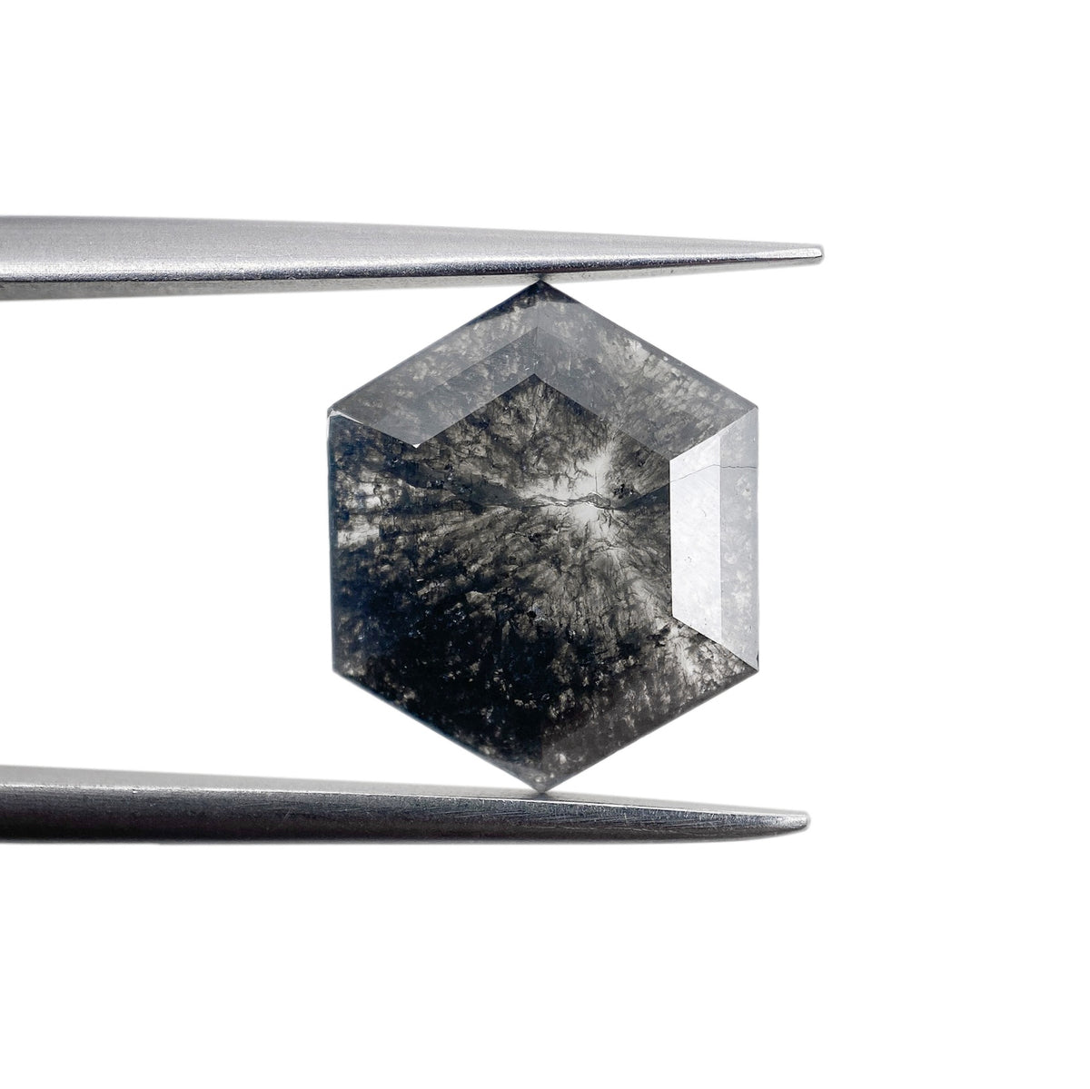 2.26ct | Rustic Hexagon Shape Rose Cut Diamond - Modern Rustic Diamond
