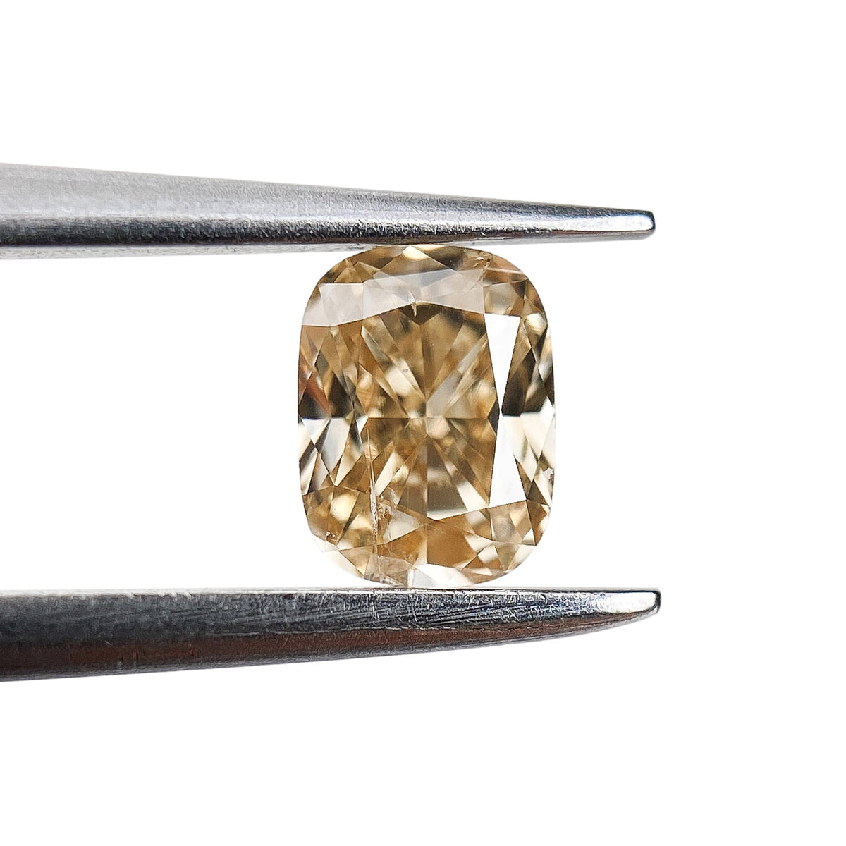 0.43ct | Champagne SI Cushion Shape Brilliant Cut Diamond - Modern Rustic Diamond