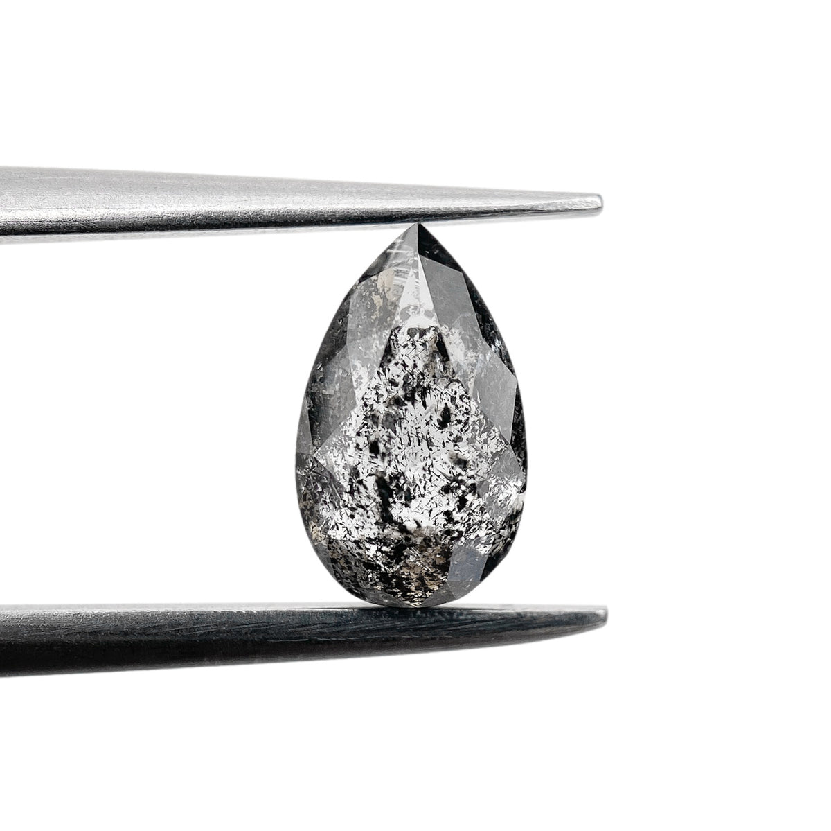 0.98ct | Rustic Pear Shape Rose Cut Diamond - Modern Rustic Diamond
