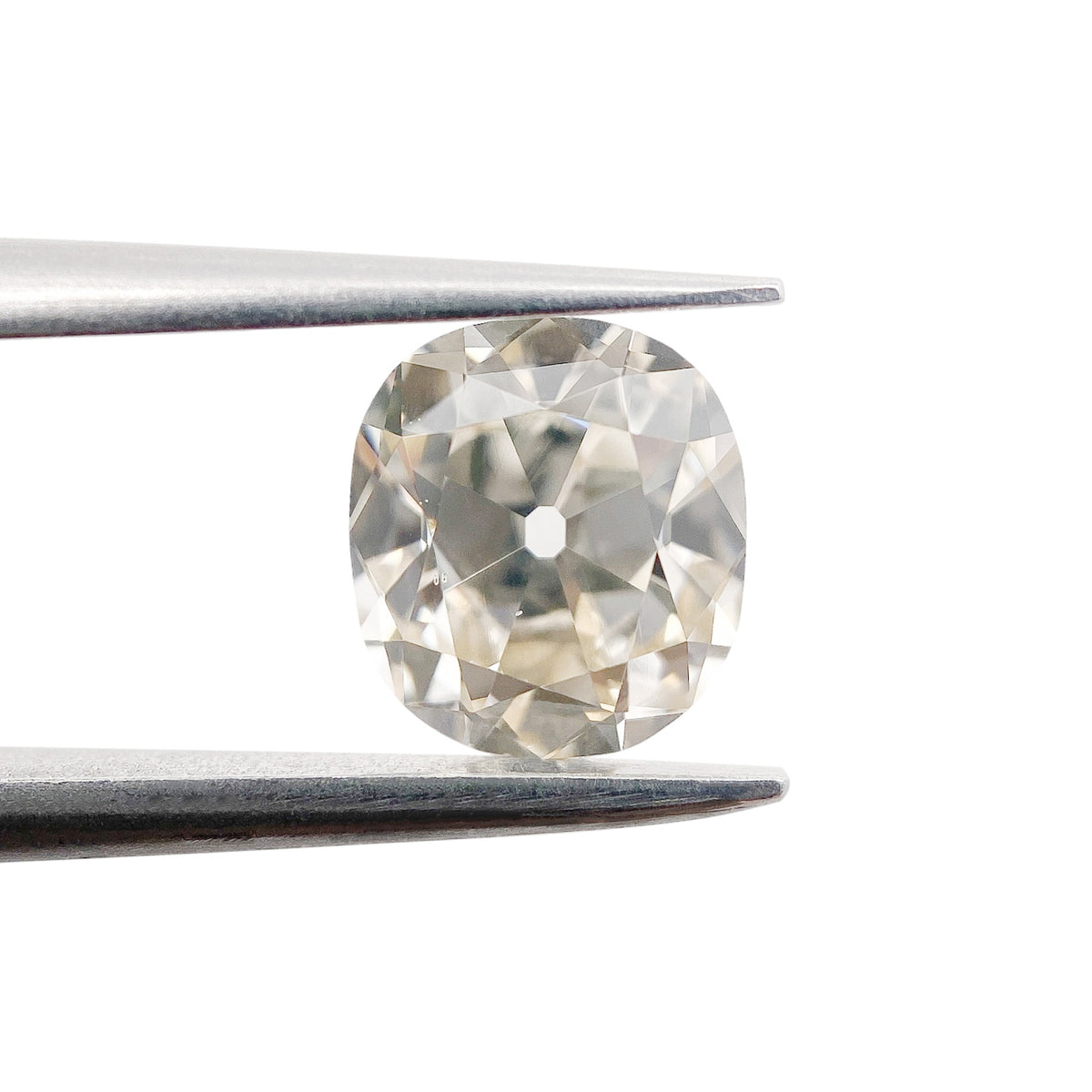 1.06ct | Light Brown VS Cushion Shape Old Mine Cut Diamond - Modern Rustic Diamond