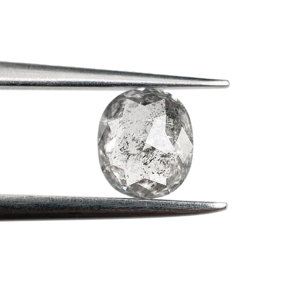 0.87ct | Rustic Cushion Shape Rose Cut Diamond - Modern Rustic Diamond