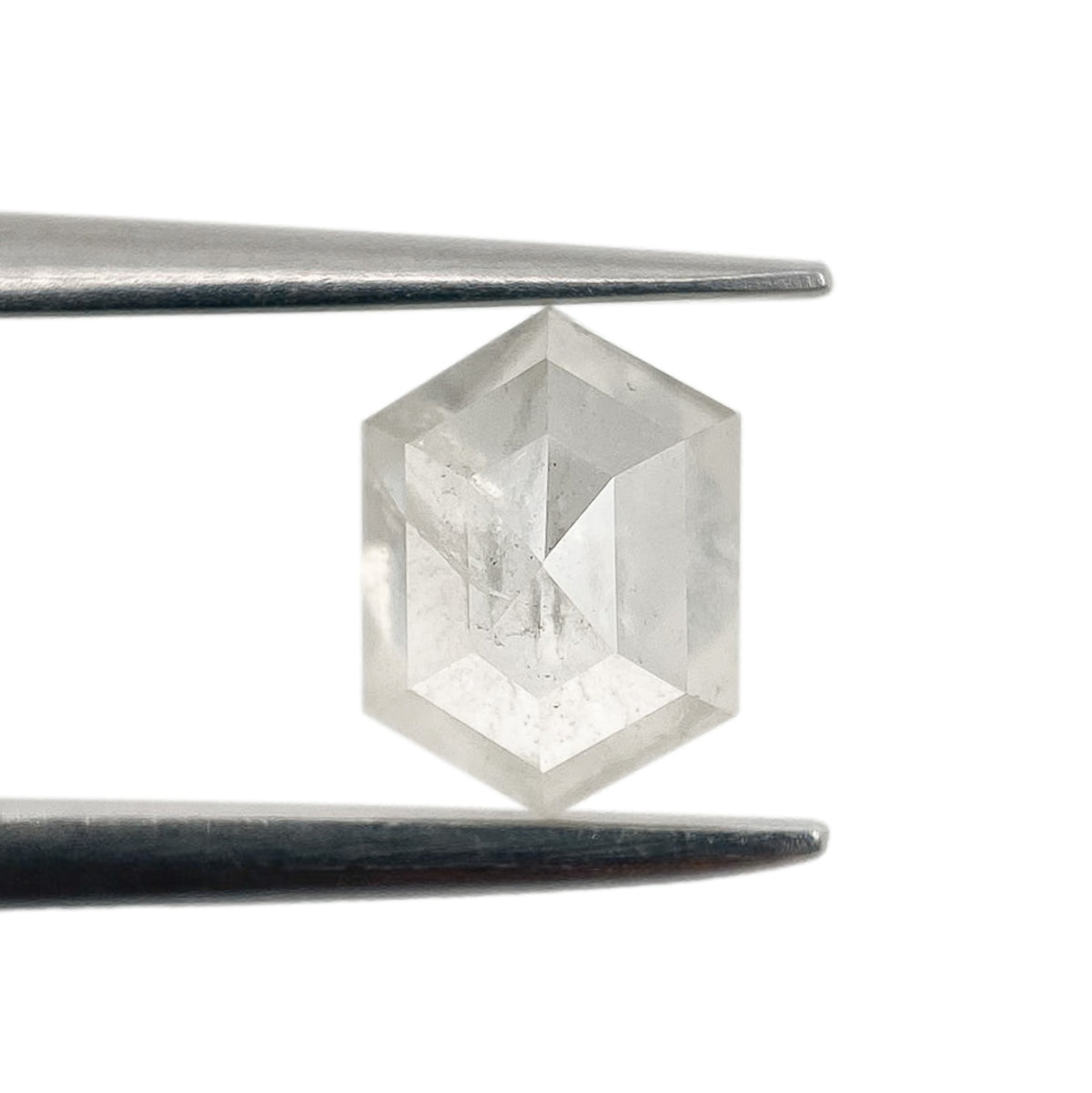 0.90ct | Rustic  Hexagon Shape Step Cut Diamond - Modern Rustic Diamond