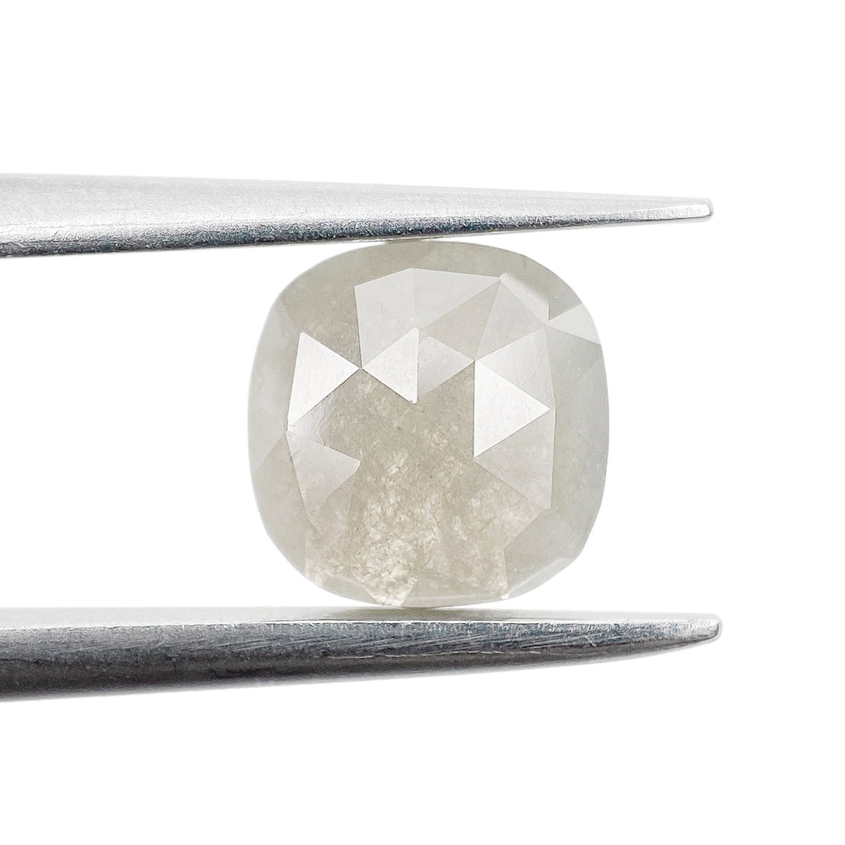 1.24ct | Rustic  Cushion Shape Rose Cut Diamond - Modern Rustic Diamond