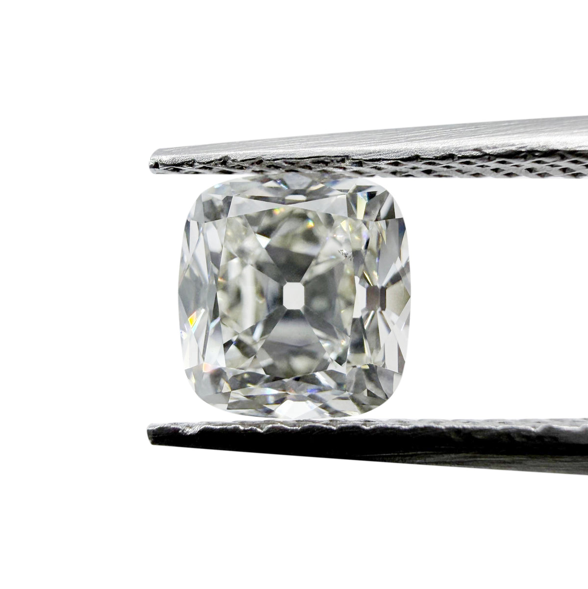 2.01ct | K/SI1 Cushion Shape Vintage Old Mine Cut Diamond (GIA) - Modern Rustic Diamond