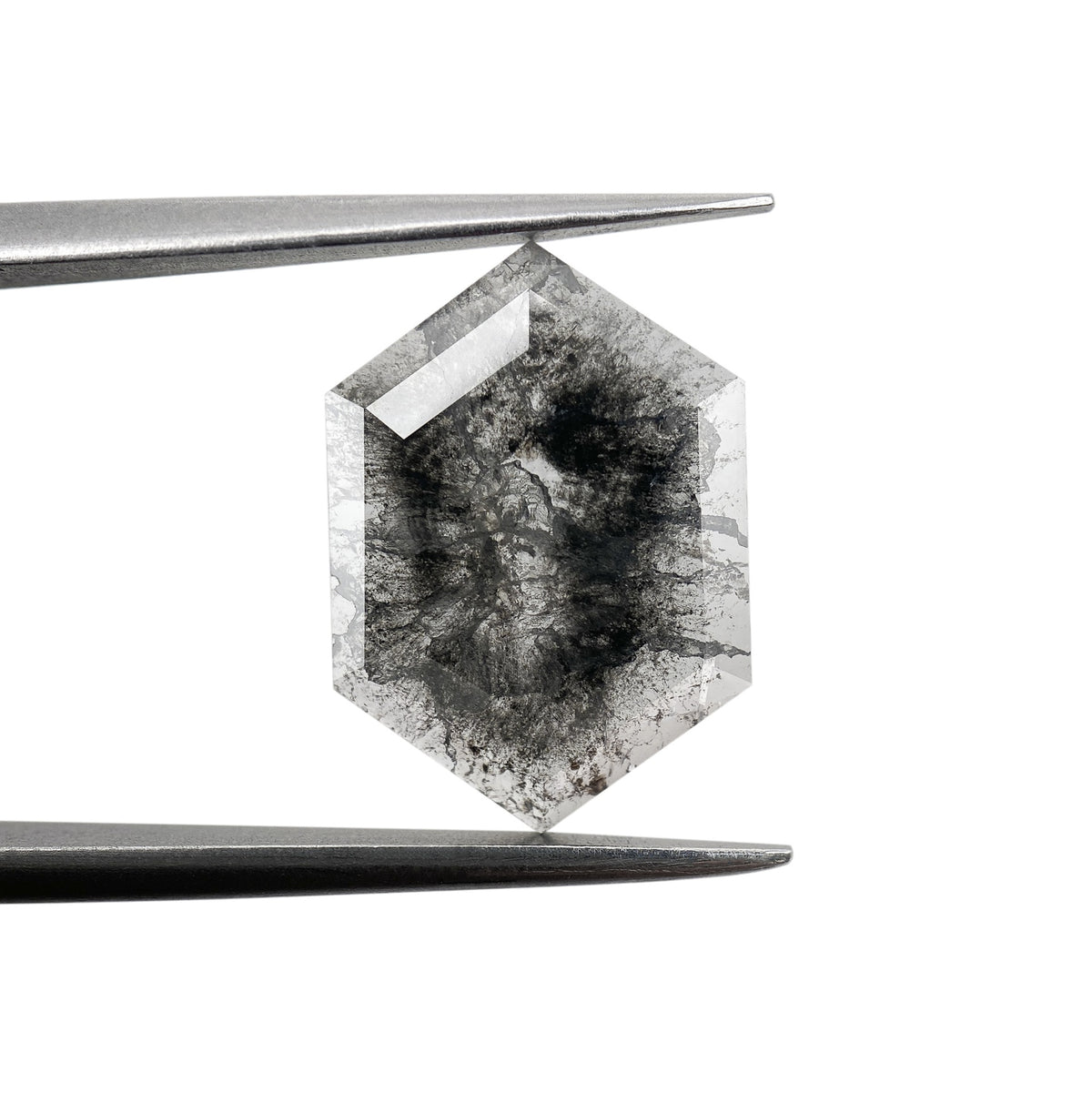 2.41ct | Rustic  Hexagon Shape Rose Cut Diamond - Modern Rustic Diamond