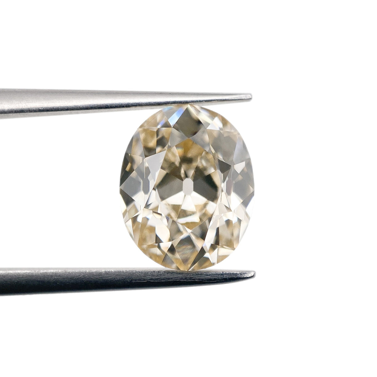 2.52ct | U-V/VS2 Oval Shape Old Mine Cut Diamond (GIA) - Modern Rustic Diamond