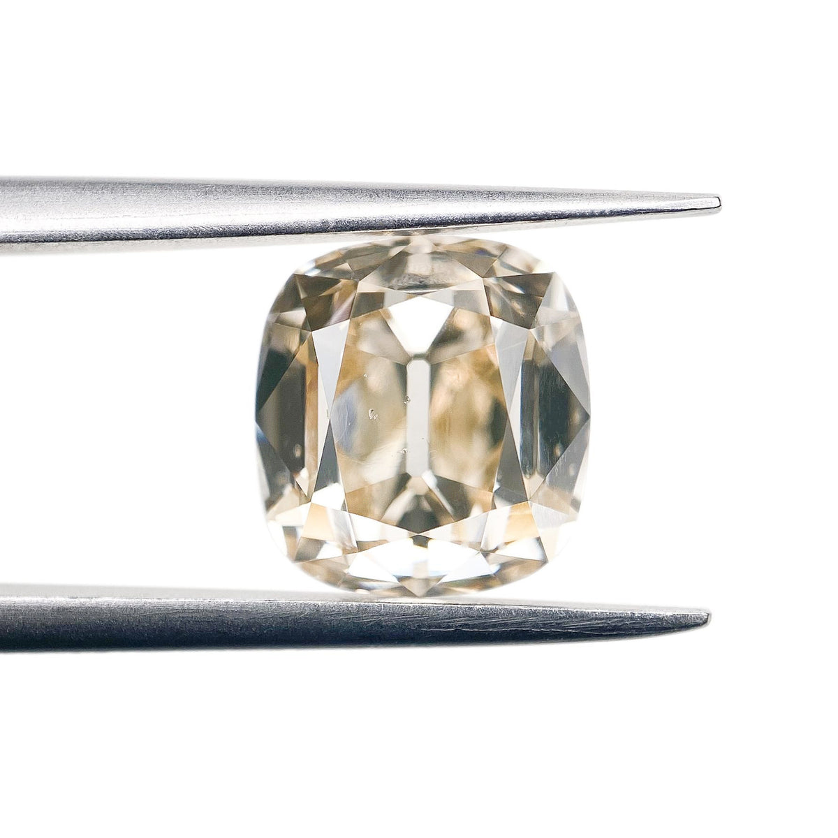 3.32ct | W-X/SI1 Cushion Shape Old Mine Cut Diamond (GIA) - Modern Rustic Diamond