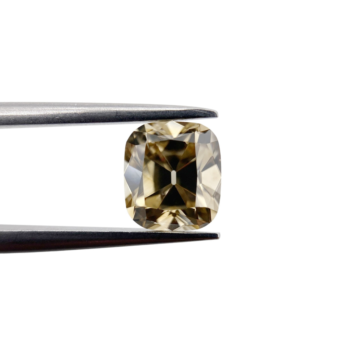 1.12ct | Champagne SI1 Cushion Shape Old Mine Cut Diamond (GIA) - Modern Rustic Diamond