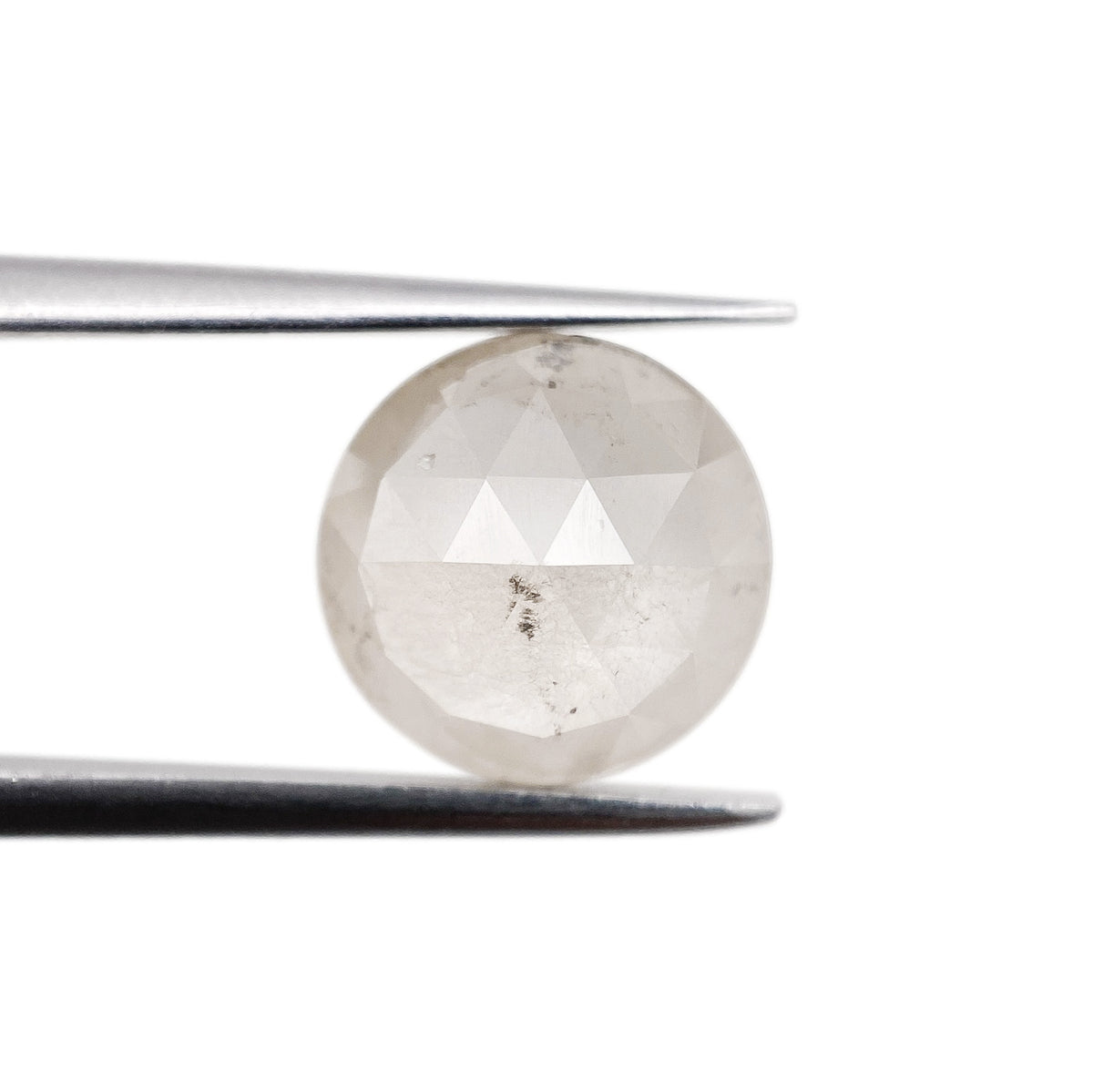 3.37ct | Rustic  Round Shape Rose Cut Diamond - Modern Rustic Diamond