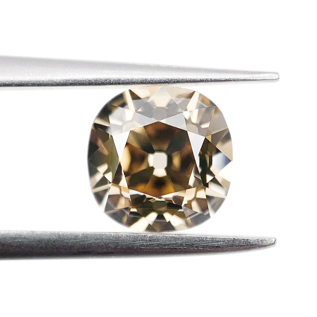 1.27ct | Cognac VVS1 Cushion Shape Old Mine Cut Diamond (GIA) - Modern Rustic Diamond