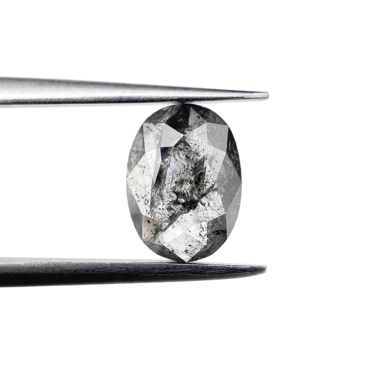 1.38ct | Rustic  Oval Shape Rose Cut Diamond - Modern Rustic Diamond