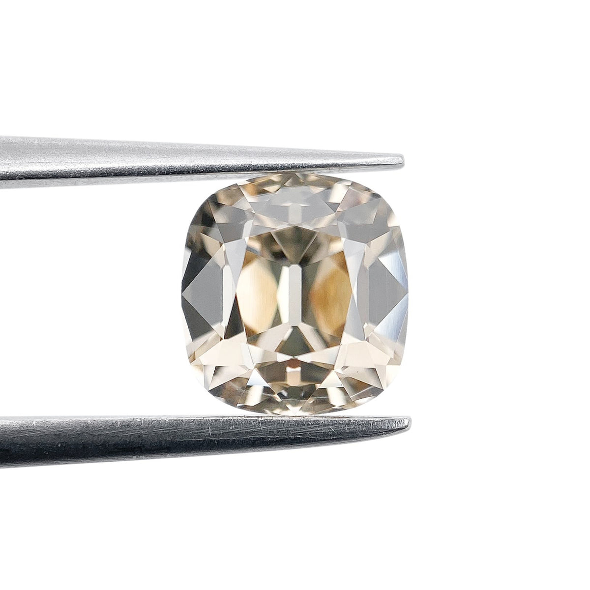 1.72ct | Fancy Light Brown VS2 Cushion Shape Old Mine Cut Diamond (GIA) - Modern Rustic Diamond