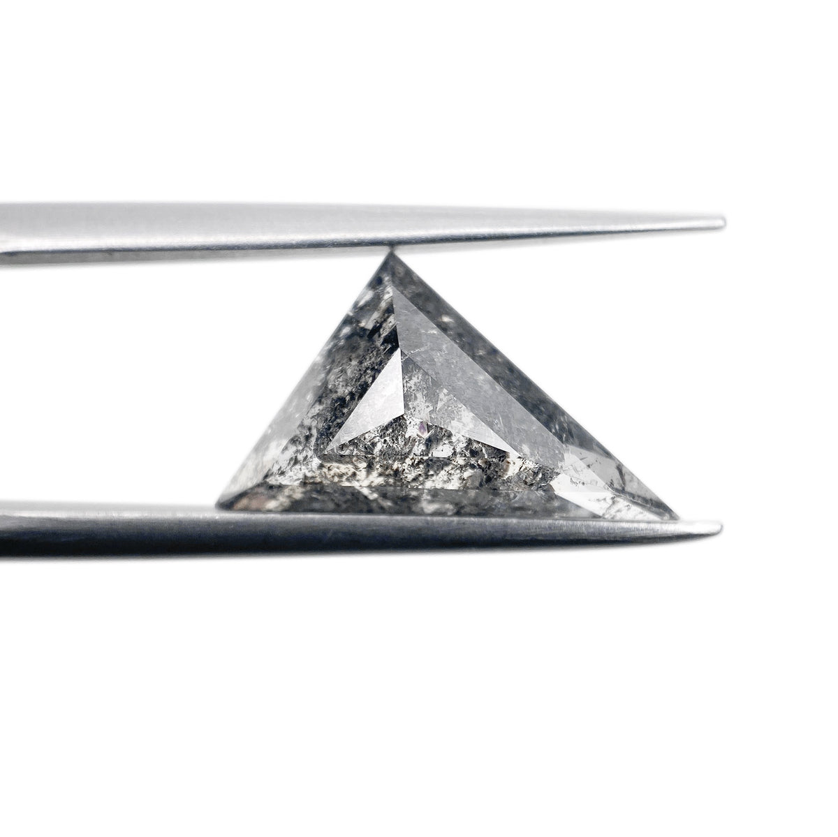 2.90ct | Rustic Triangular Shape Step Cut Diamond - Modern Rustic Diamond