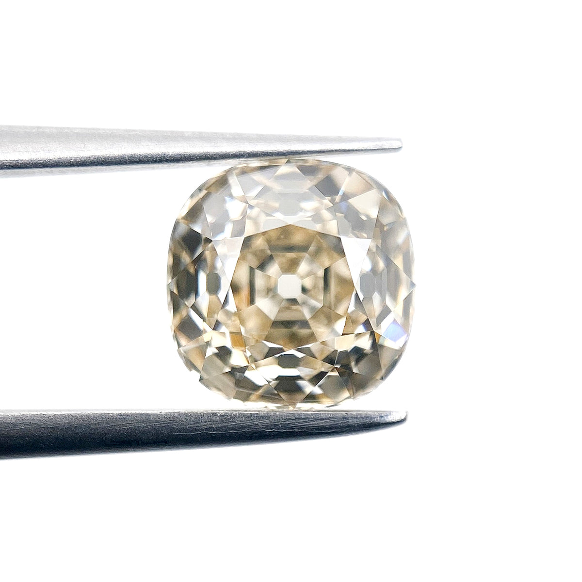 2.10ct | S-T/VS1 Cushion Shape Old Mine Cut Diamond (GIA) - Modern Rustic Diamond