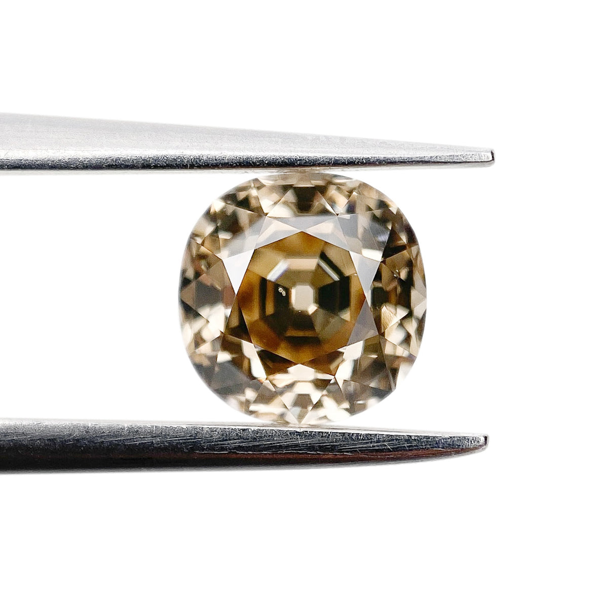 1.08ct | Champagne SI1 Cushion Shape Old Mine Cut Diamond (GIA) - Modern Rustic Diamond