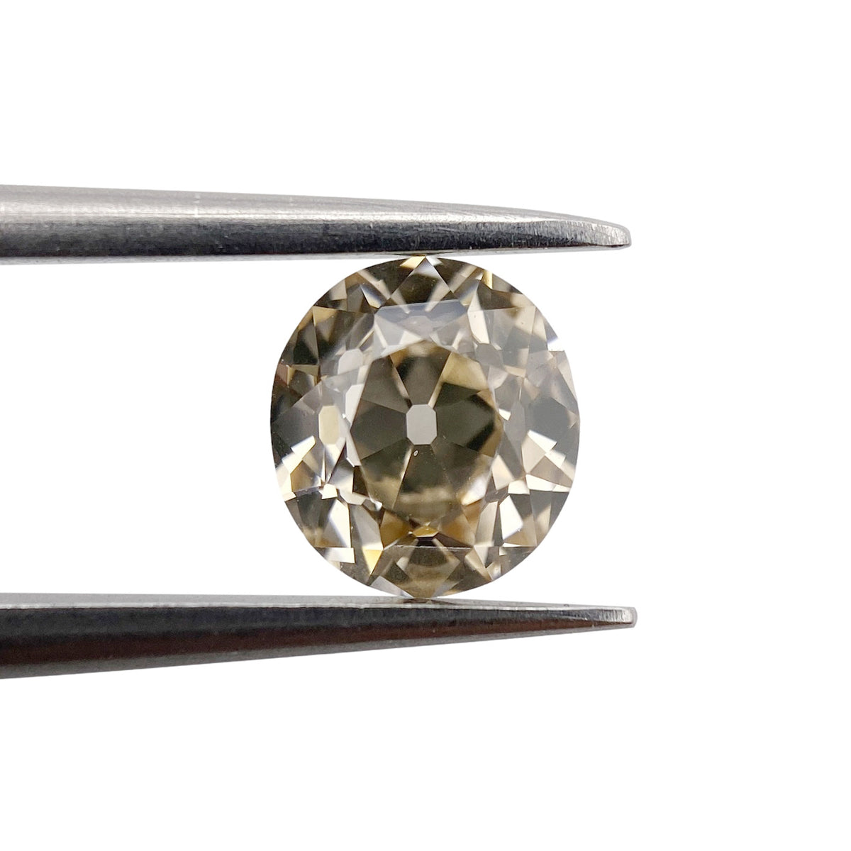 1.15ct | Champagne VVS Oval Shape Old Mine Cut Diamond - Modern Rustic Diamond