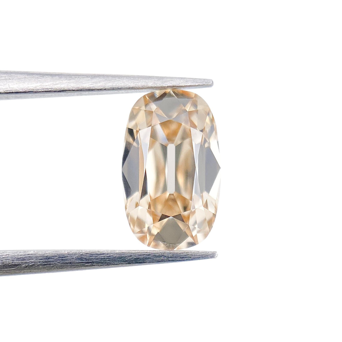 0.94ct | Champagne VS1 Cushion Shape Old Mine Cut Diamond (GIA) - Modern Rustic Diamond
