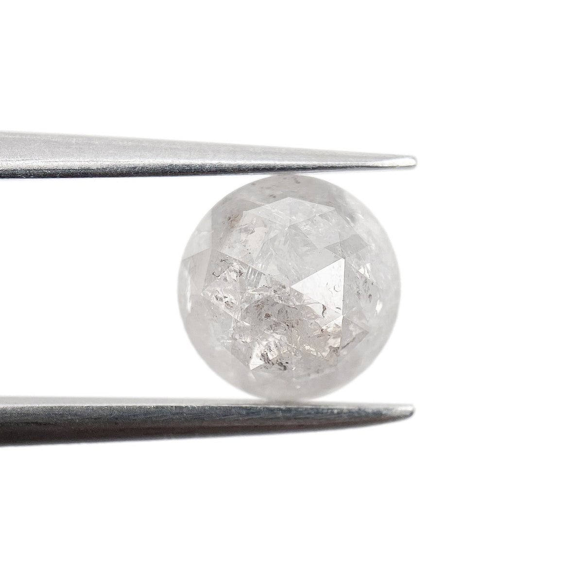 1.39ct | Rustic  Round Shape Rose Cut Diamond - Modern Rustic Diamond