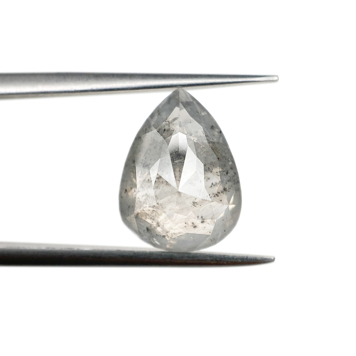3.12ct | Rustic  Pear Shape Brilliant Cut Diamond - Modern Rustic Diamond