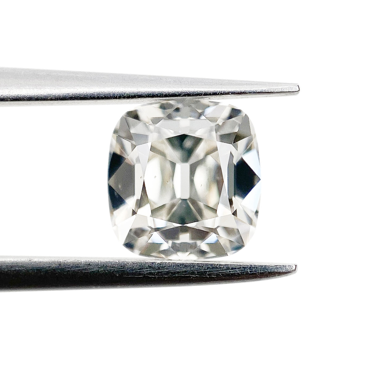 1.30ct | J/SI1 Cushion Shape Old Mine Cut Diamond (GIA) - Modern Rustic Diamond