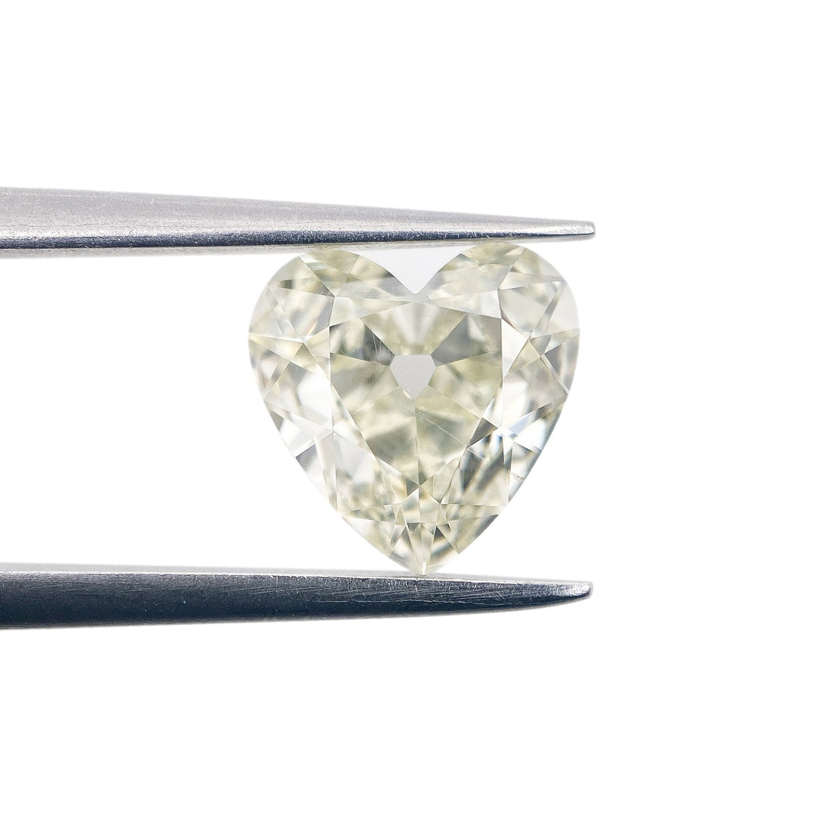 1.62ct | O-P/SI1 Heart Shape Old Mine Cut Diamond (GIA) - Modern Rustic Diamond