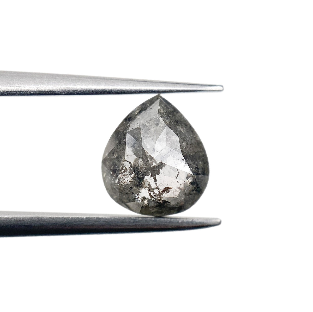 1.45ct | Rustic  Pear Shape Rose Cut Diamond - Modern Rustic Diamond