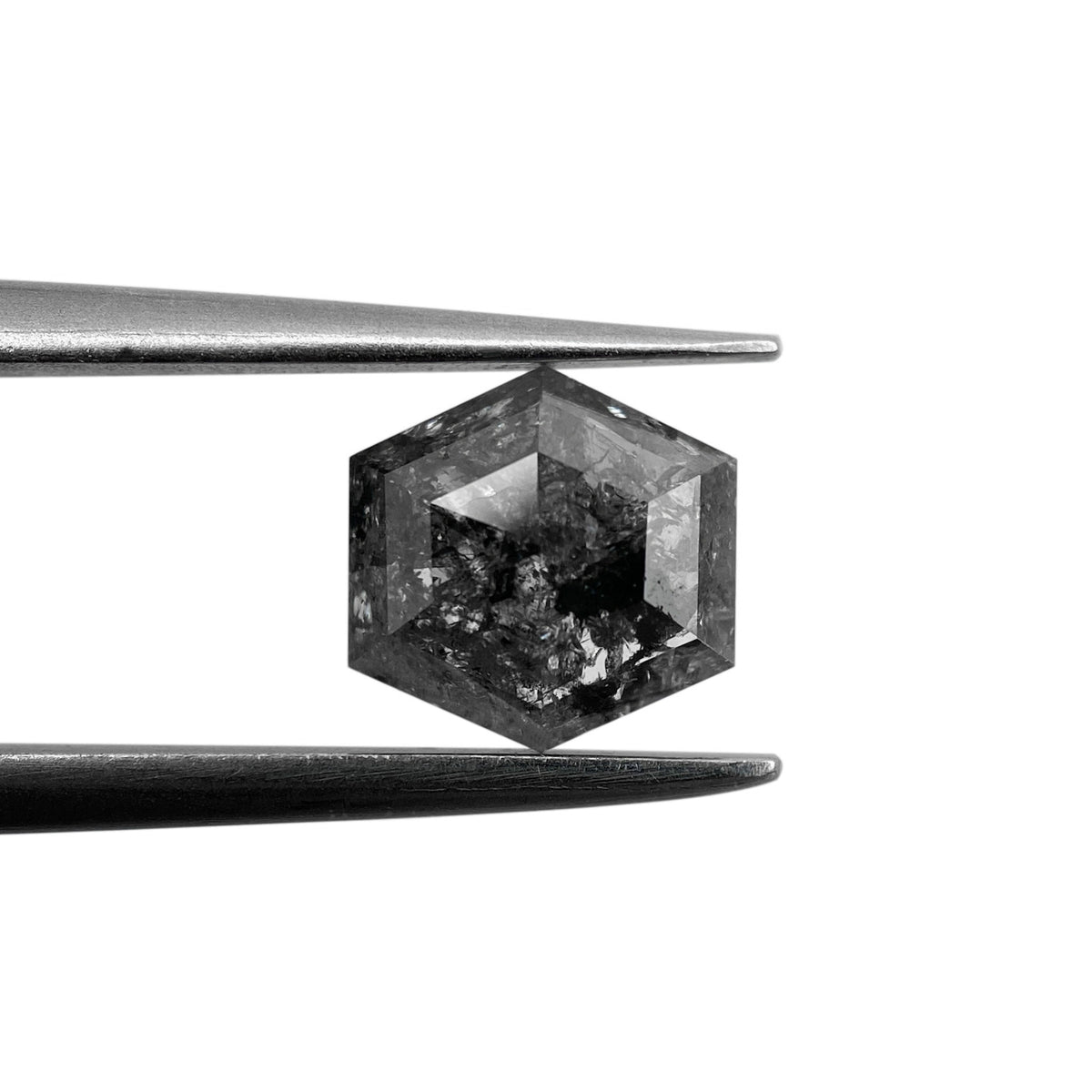 1.14ct | Rustic  Hexagon Shape Rose Cut Diamond - Modern Rustic Diamond