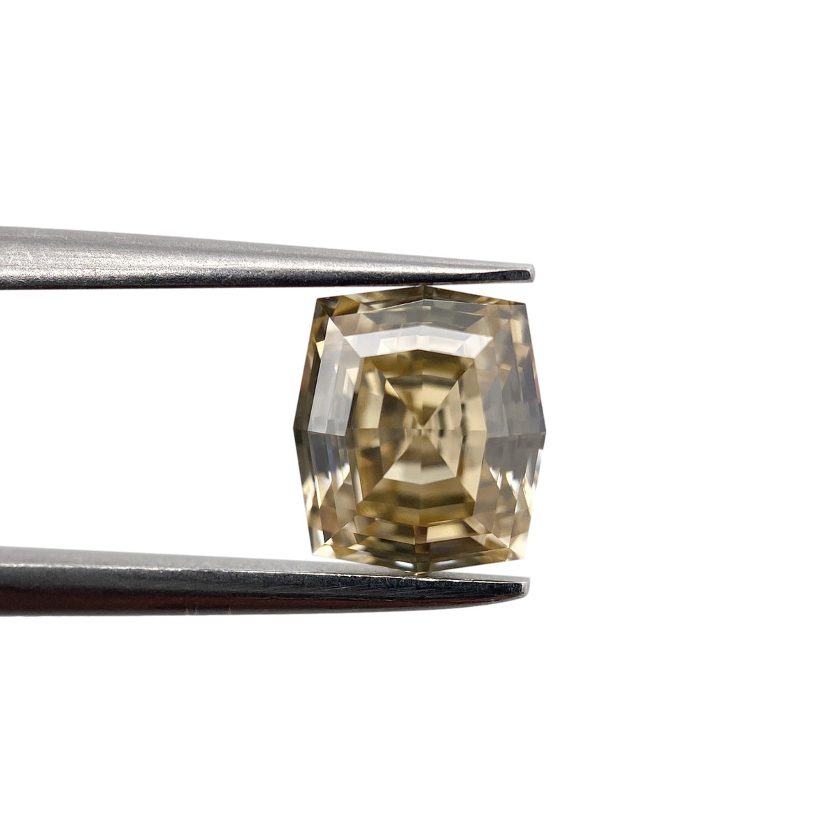 1.51ct | Champagne VVS Octagonal Shape Step Cut Diamond - Modern Rustic Diamond
