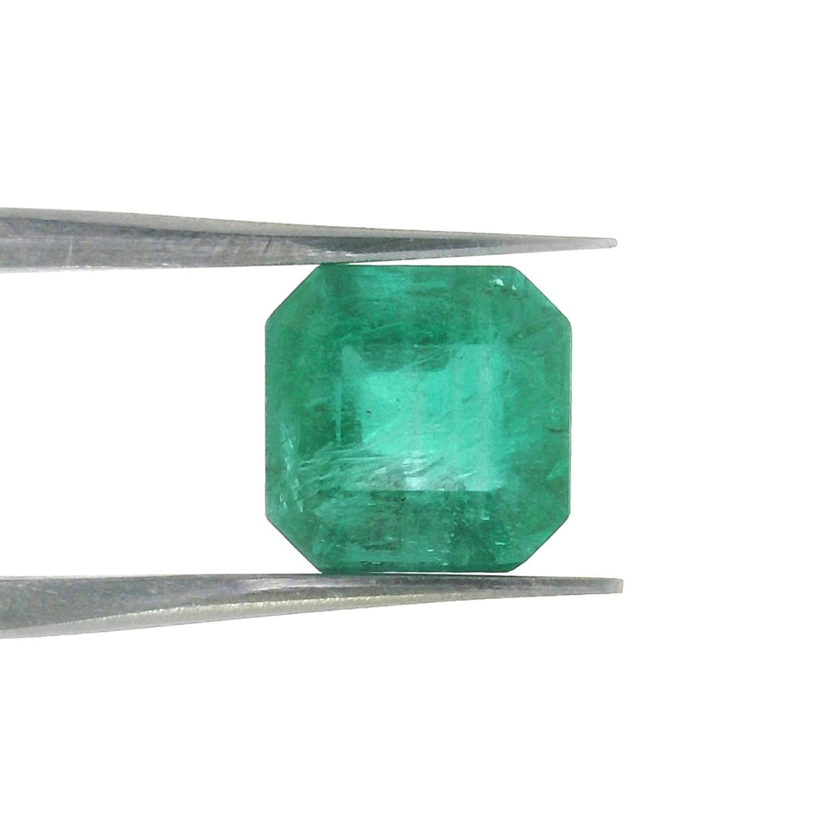 2.90ct | Green/ Asscher Shape Step Cut Diamond - Modern Rustic Diamond