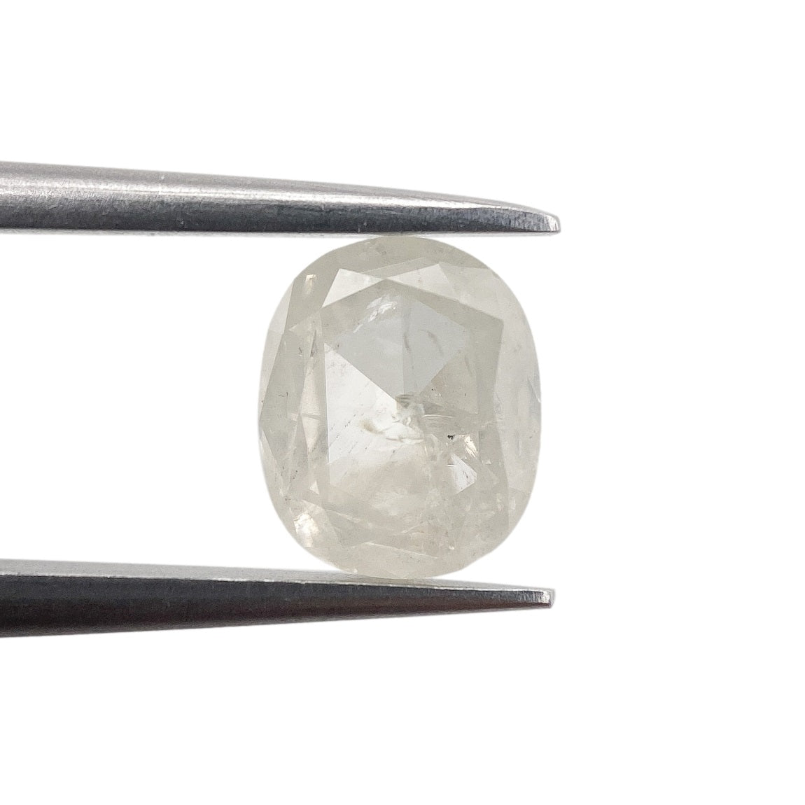 1.15ct | Salt &amp; Pepper Cushion Shape Brilliant Cut Diamond - Modern Rustic Diamond
