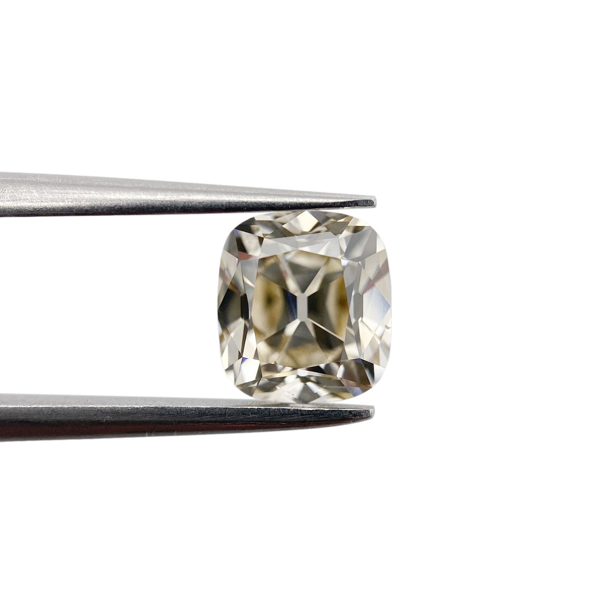 1.50ct | S-T/VS2 Cushion Shape Old Mine Cut Diamond (GIA) - Modern Rustic Diamond