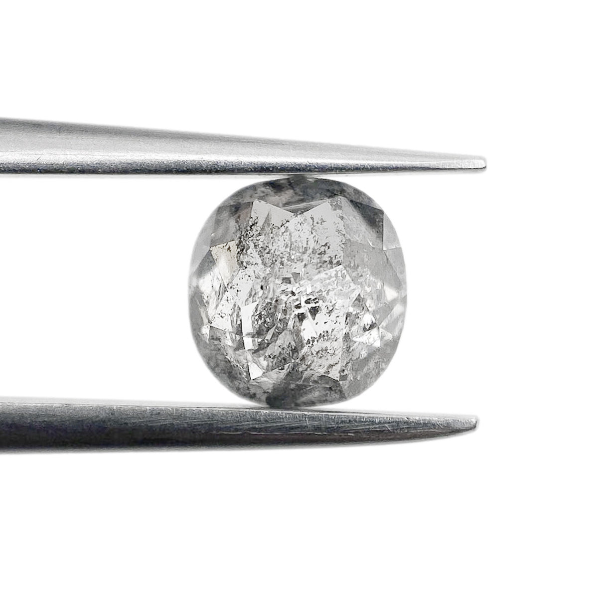 0.87ct | Rustic Cushion Shape Rose Cut Diamond - Modern Rustic Diamond