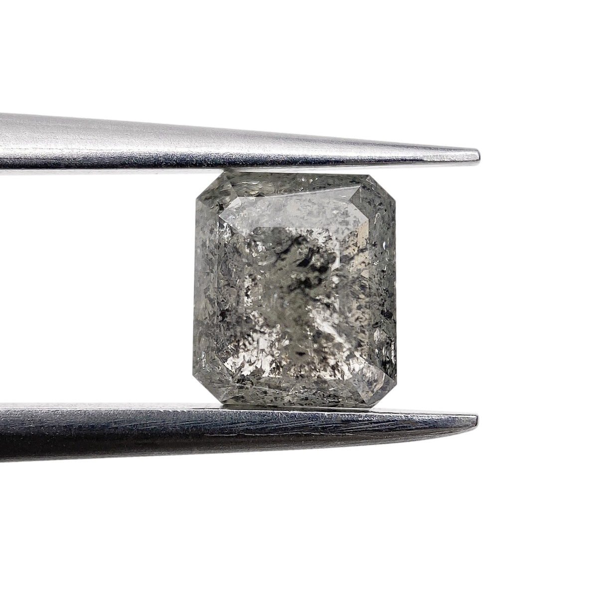 0.91ct | Rustic  Emerald Shape Rose Cut Diamond - Modern Rustic Diamond