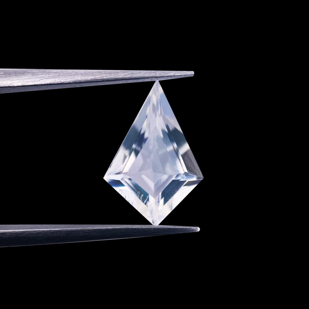 1.60ct |  Kite Shape Step Cut Moonstone - Modern Rustic Diamond