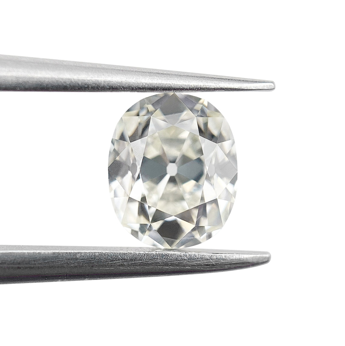 0.77ct | H-I/VVS Cushion Shape Old Mine Cut Diamond - Modern Rustic Diamond