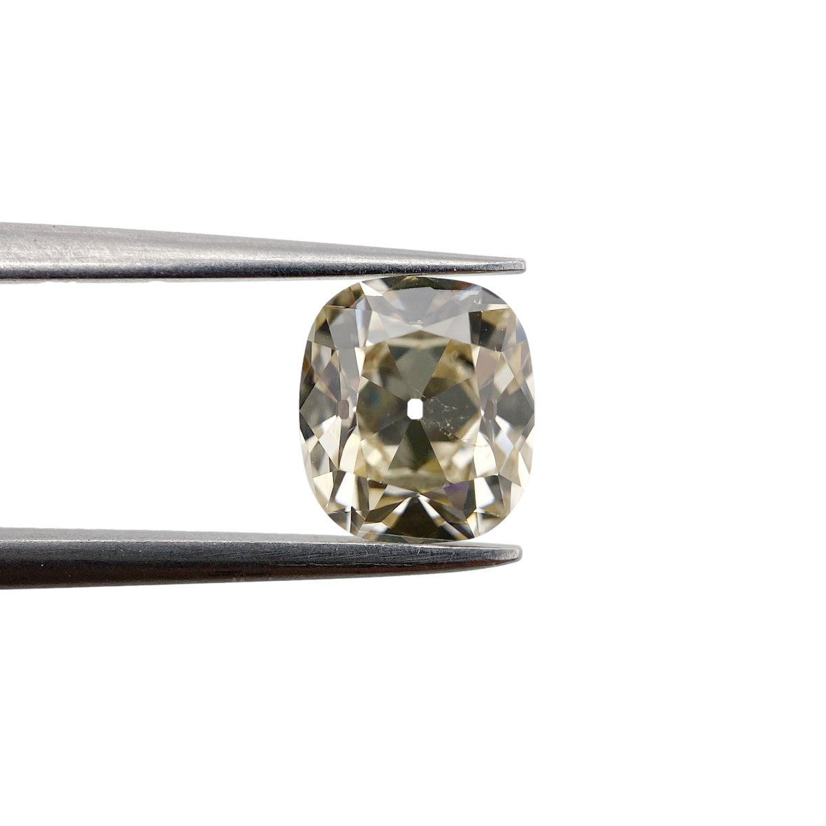 1.79ct | Champagne VS Cushion Shape Old Mine Cut Diamond - Modern Rustic Diamond
