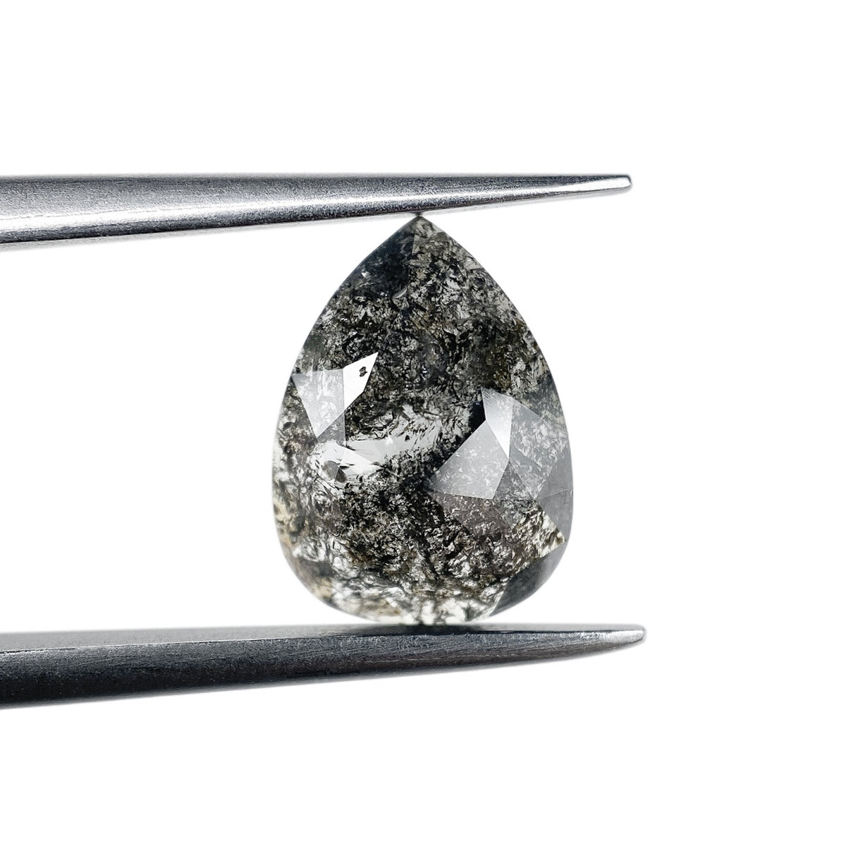 1.50ct | Rustic  Pear Shape Rose Cut Diamond - Modern Rustic Diamond
